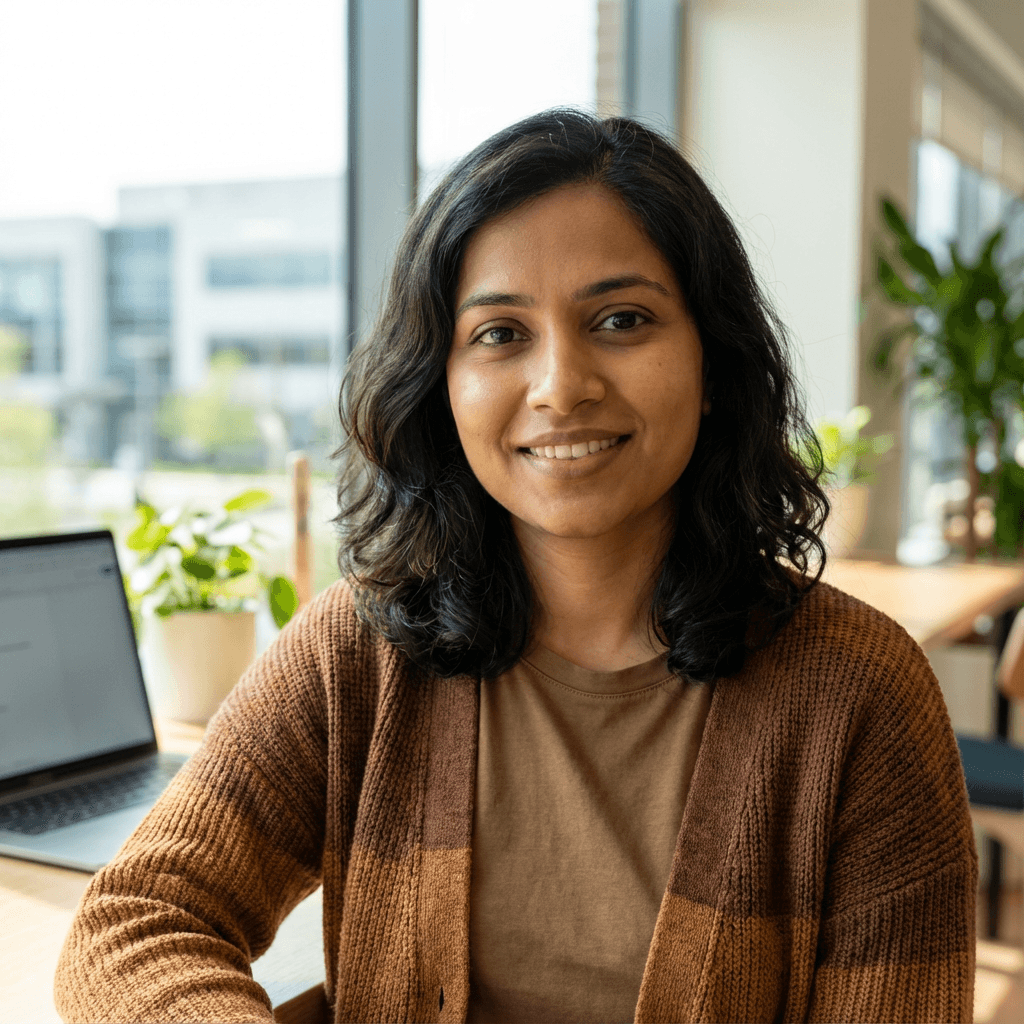 Female homebuyer in her early 30s smiling